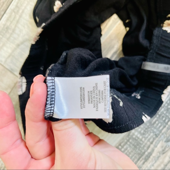 Zella Lounge Shorts Jersey Knit  Black Blue & Floral SZ XL NEW! - Picture 10 of 12